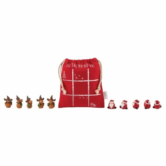 Mud Pie Tic Tac Toe Christmas 11pc Set