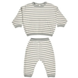 WAFFLE SWEAT SET | SKY STRIPE