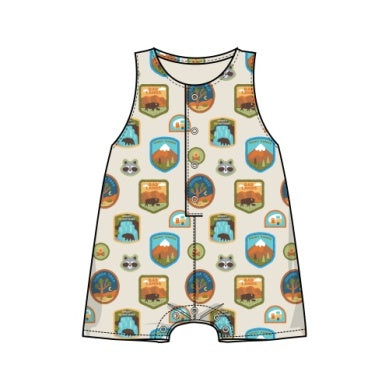 Shortie Romper Asst Prints