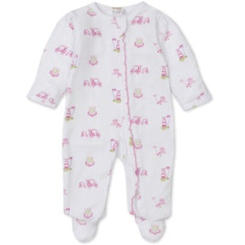 Hole In One Pink Zip Footie