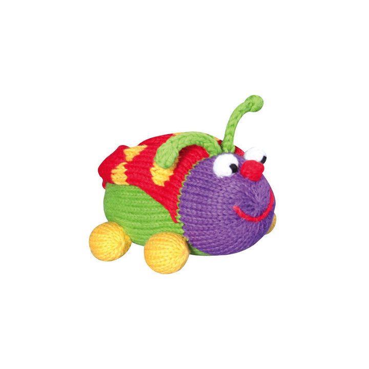 Laney The Ladybug Knit Rattle