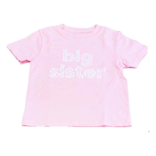 LIGHT PINK BIG SISTER T-SHIRT