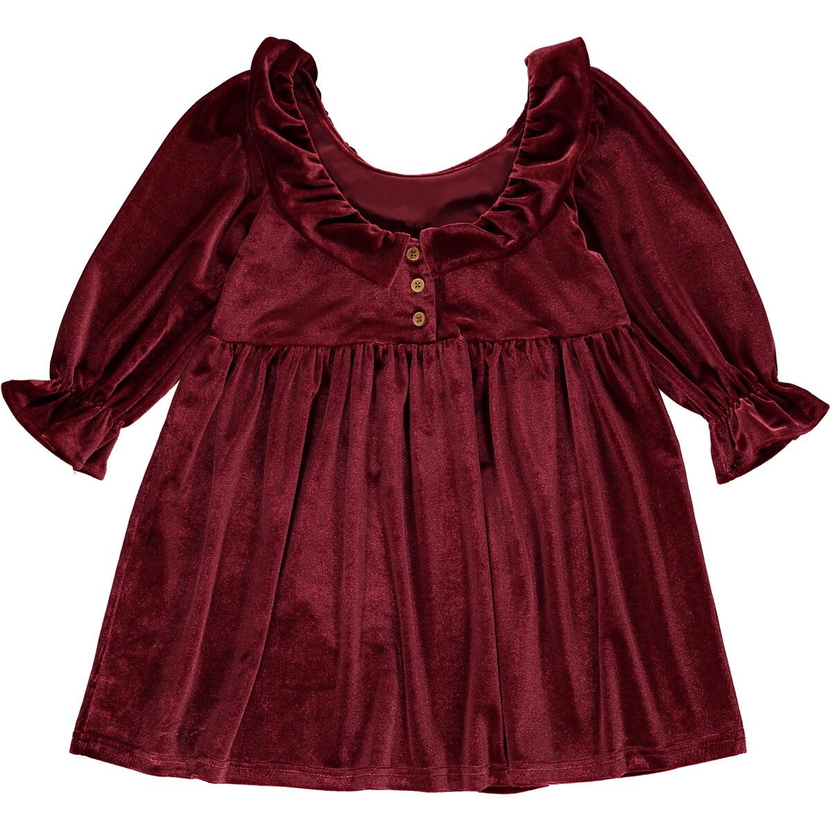 MILLY DRESS 8y / maroon MILLY DRESS 8y / maroon
