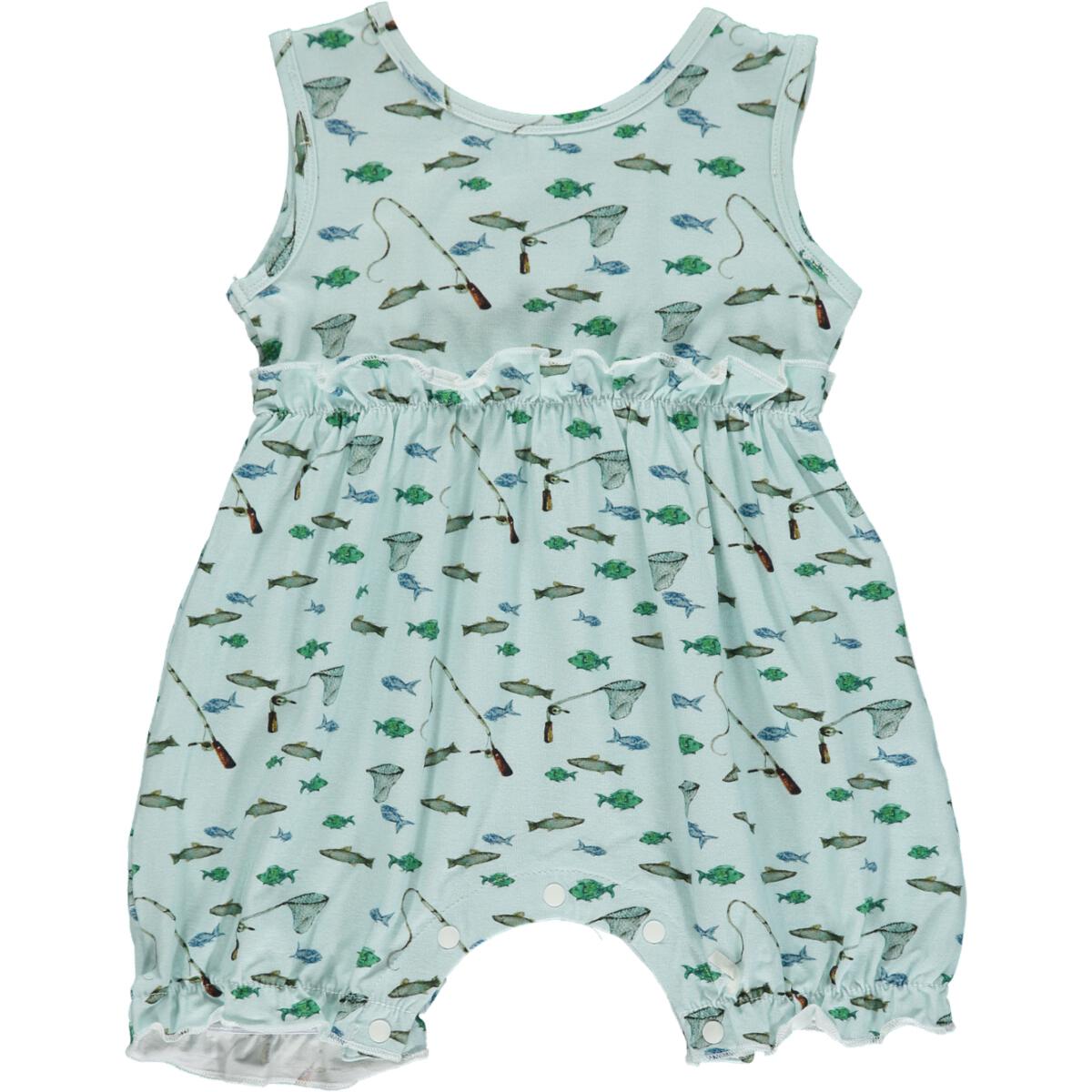 Ruffle romper Nautical Fishing