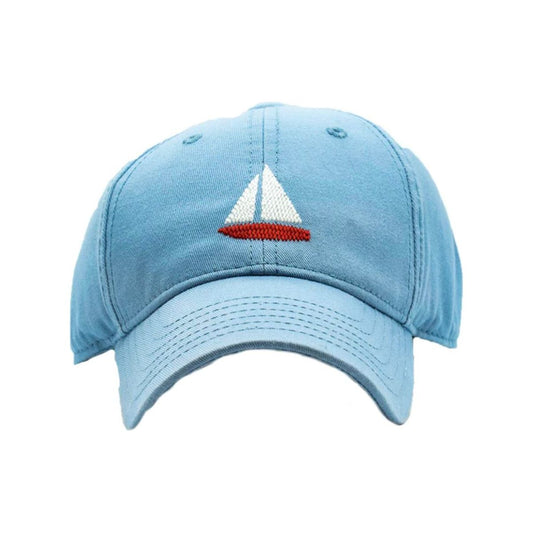 Sailboat on Chambray- Kids Hat