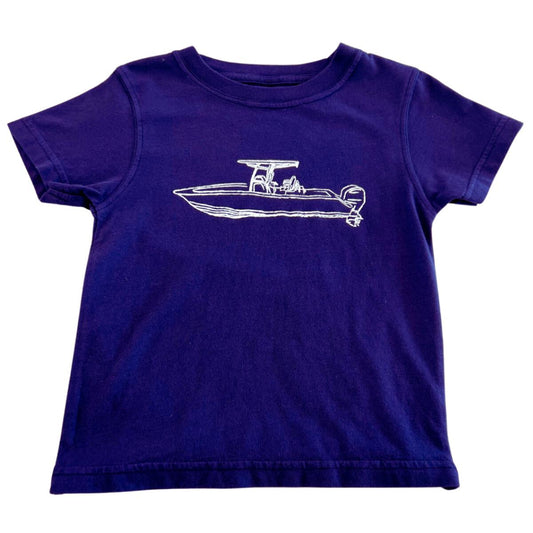 SS NAVY CENTER CONSOLE BOAT T-SHIRT