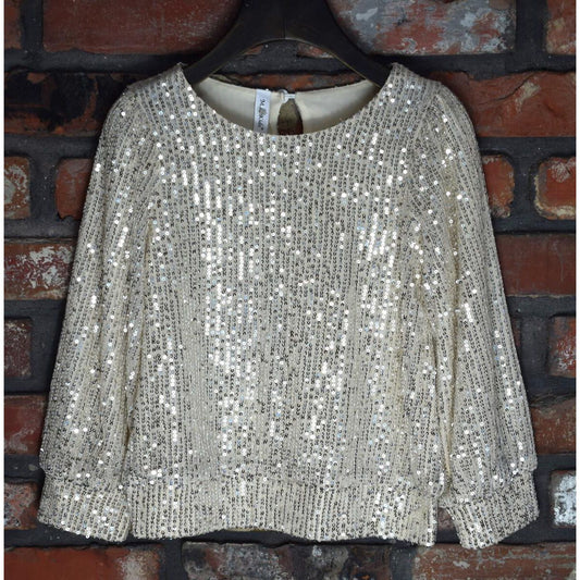 Girls Sequin Top