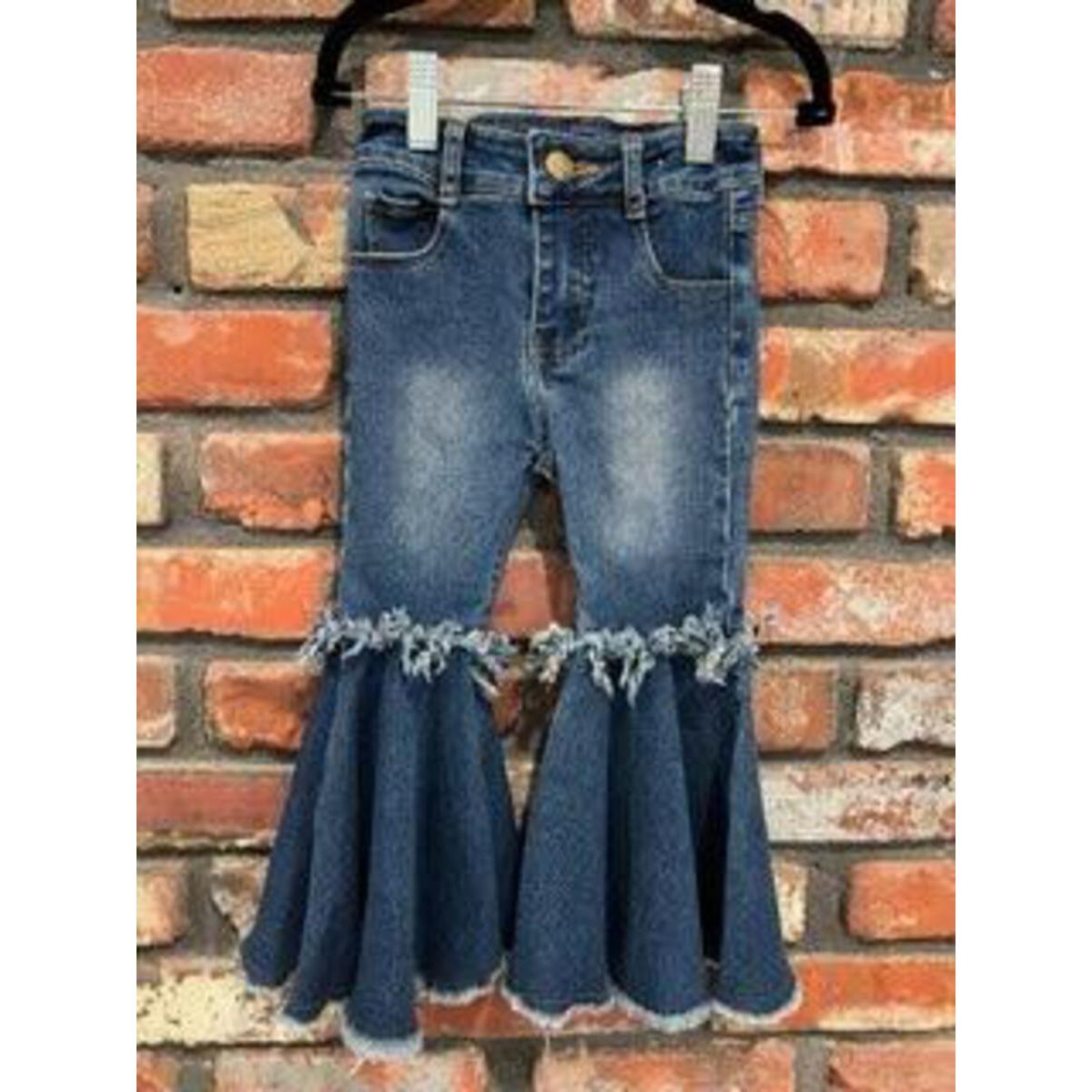 SINGLE FRINGE BELL JEANS