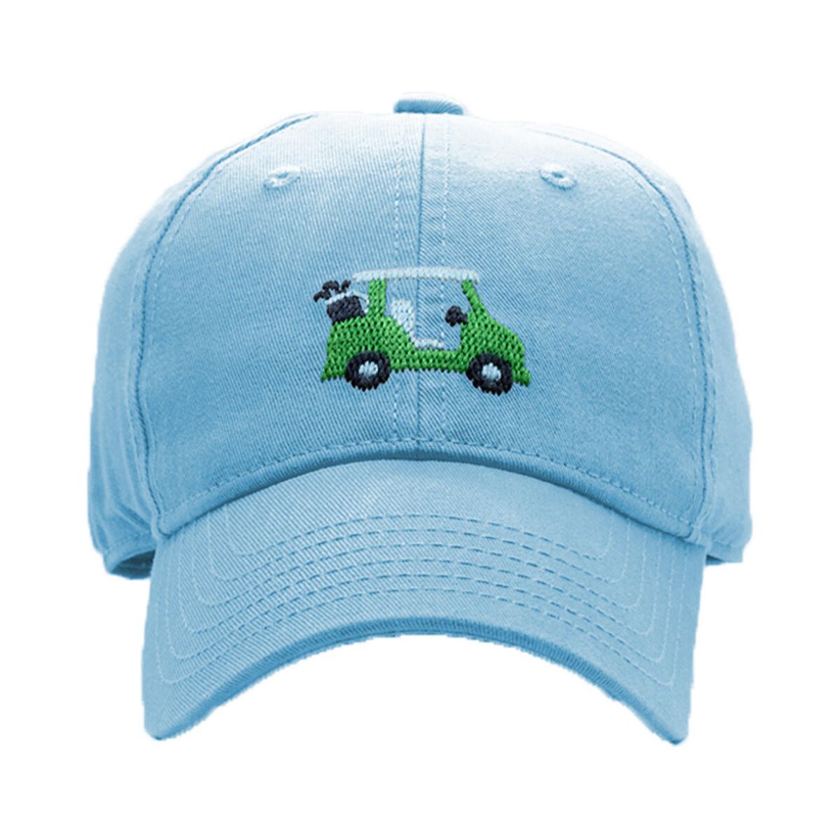 Golf Cart on Light Blue