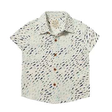 TILLER  Jersey Shirt Blue/Navy Fish