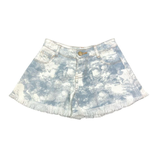 TYE-DYE DENIM SHORTS