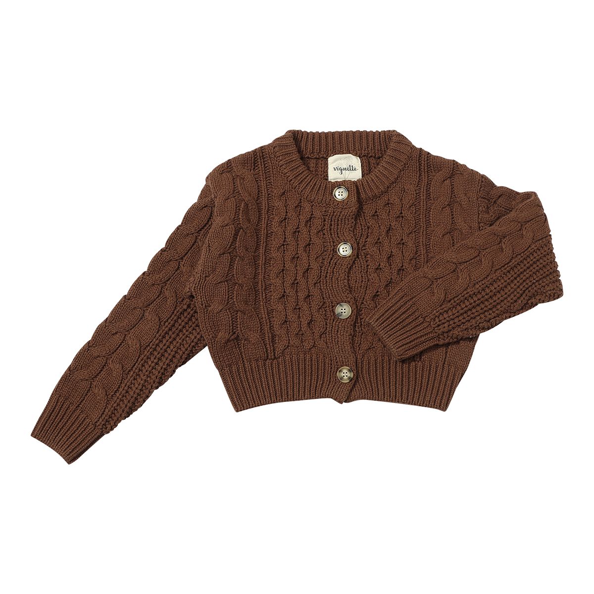 Evelyn Cardigan Brown