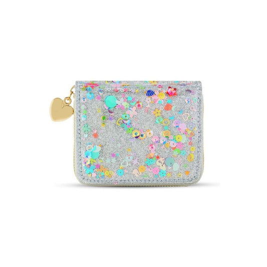 Confetti Wallet: Silver