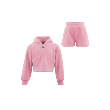 Pastel Velour Short Set