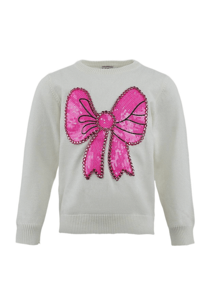 Pinky Big Bow Sweater