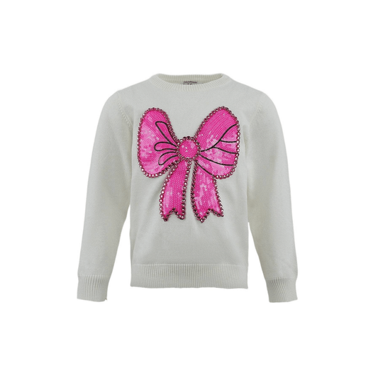 Pinky Big Bow Sweater