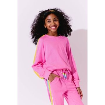 Pink Rainbow Sequin Set
