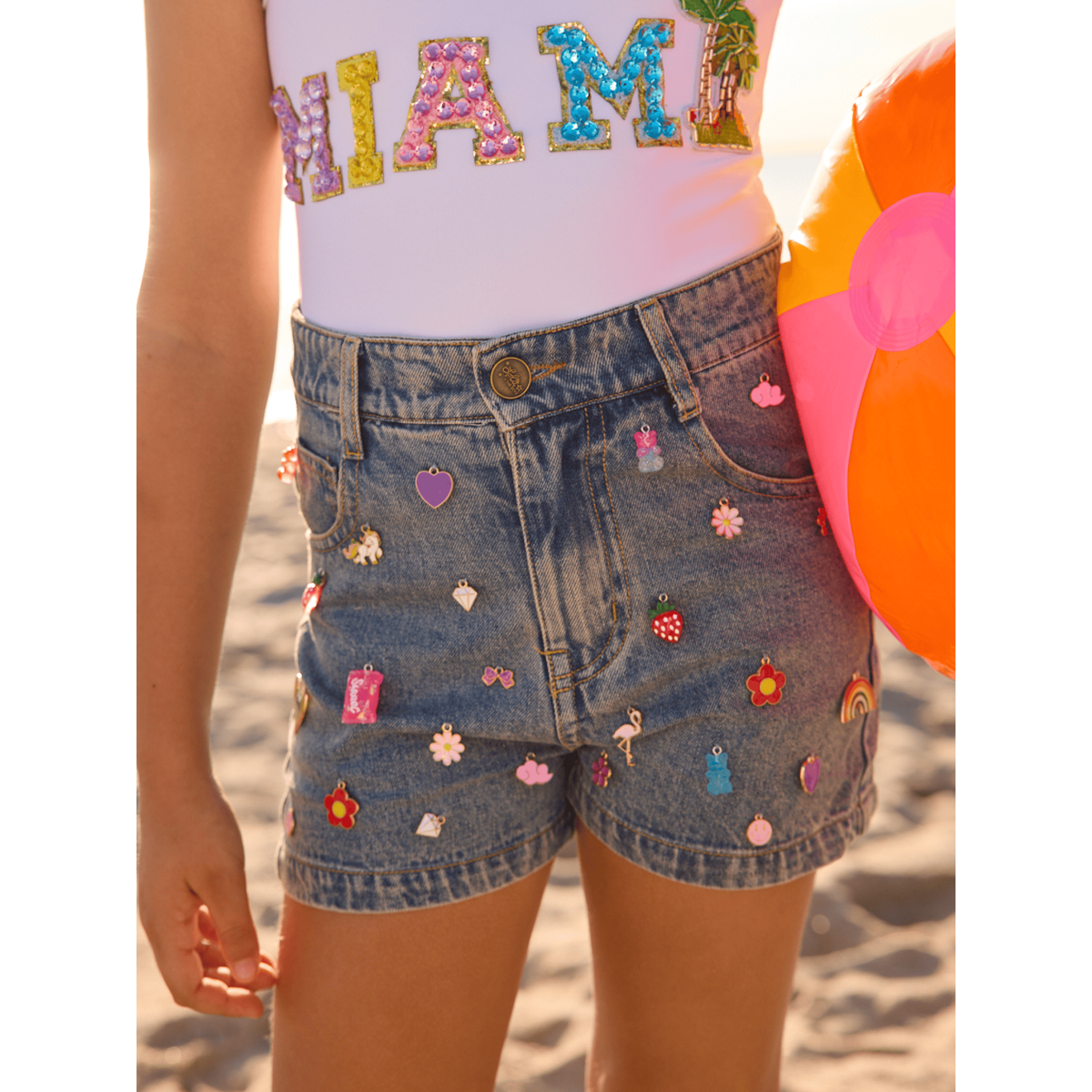 Cutie Charms Denim Short