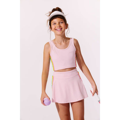Pink Rainbow Sherbet Sequin Tennis Set
