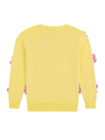 Sunshine Plush Daisy Cardigan