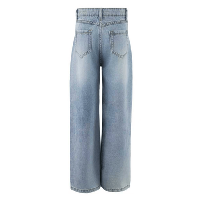 Crystal Flower Jeans