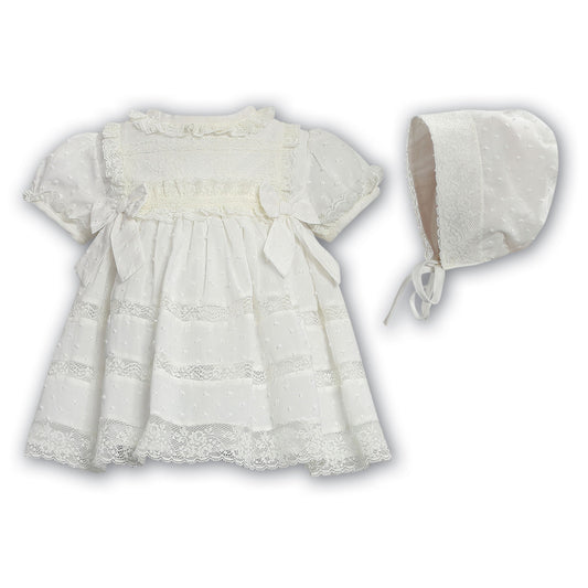Swiss Dot Ivory Dress