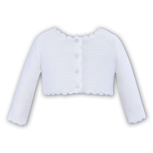 Sara Louise White Knit Sweater