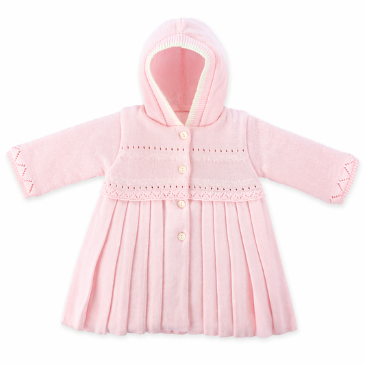 Knit Sarah Louise Coat in Pink
