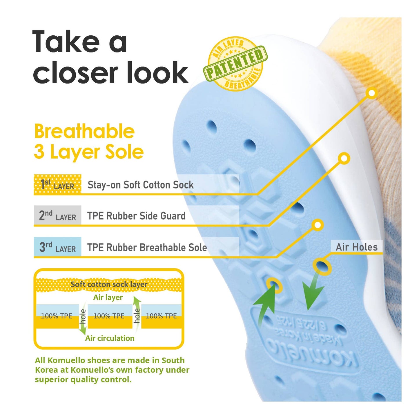 Komuello first walker baby sock shoes-Sneakers - Pink