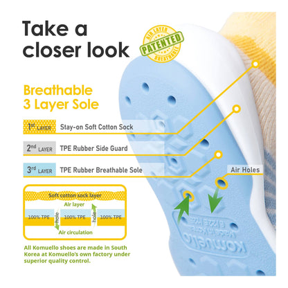 Komuello first walker baby sock shoes - Dinos