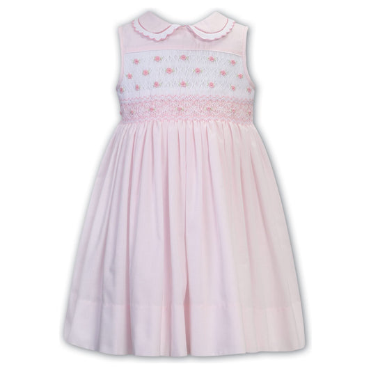 Pink/White Smocked Dress