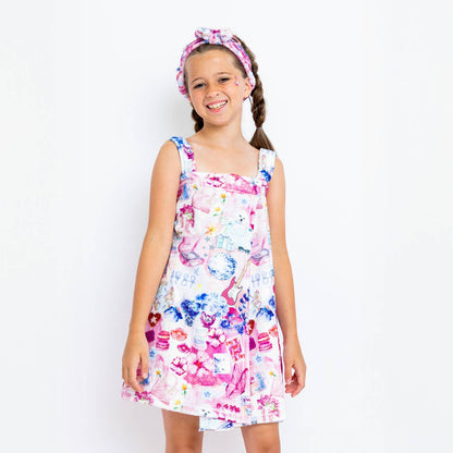 Girls Plush Spa Headband - Pop Princess