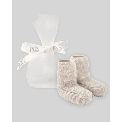Wool cashmere booties ESSENTIA