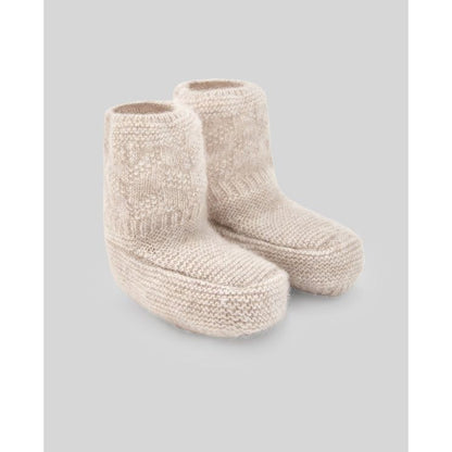Wool cashmere booties ESSENTIA
