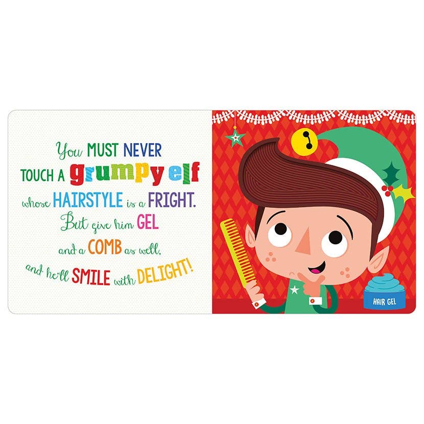 Board Book Never Touch a Grumpy Elf!