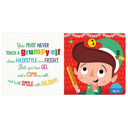Board Book Never Touch a Grumpy Elf!