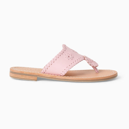 Girls Jacks Flat Sandal - Nappa Chalk Pink