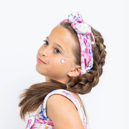 Girls Plush Spa Headband - Pop Princess