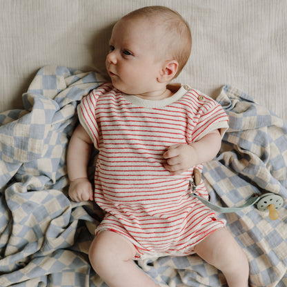 Linen Pacifier Clip 2-Pack