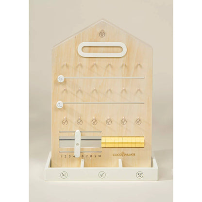 Wooden Routine, Tasks and Rewards Board for Kids 3-in-1