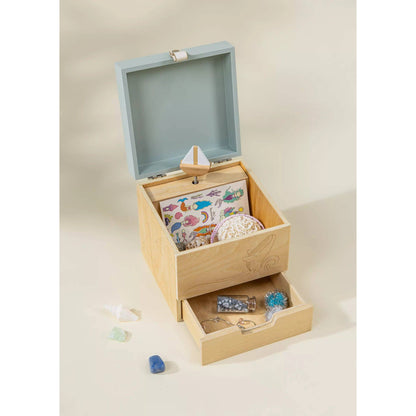 Wooden Musical Souvenir Box - Ocean