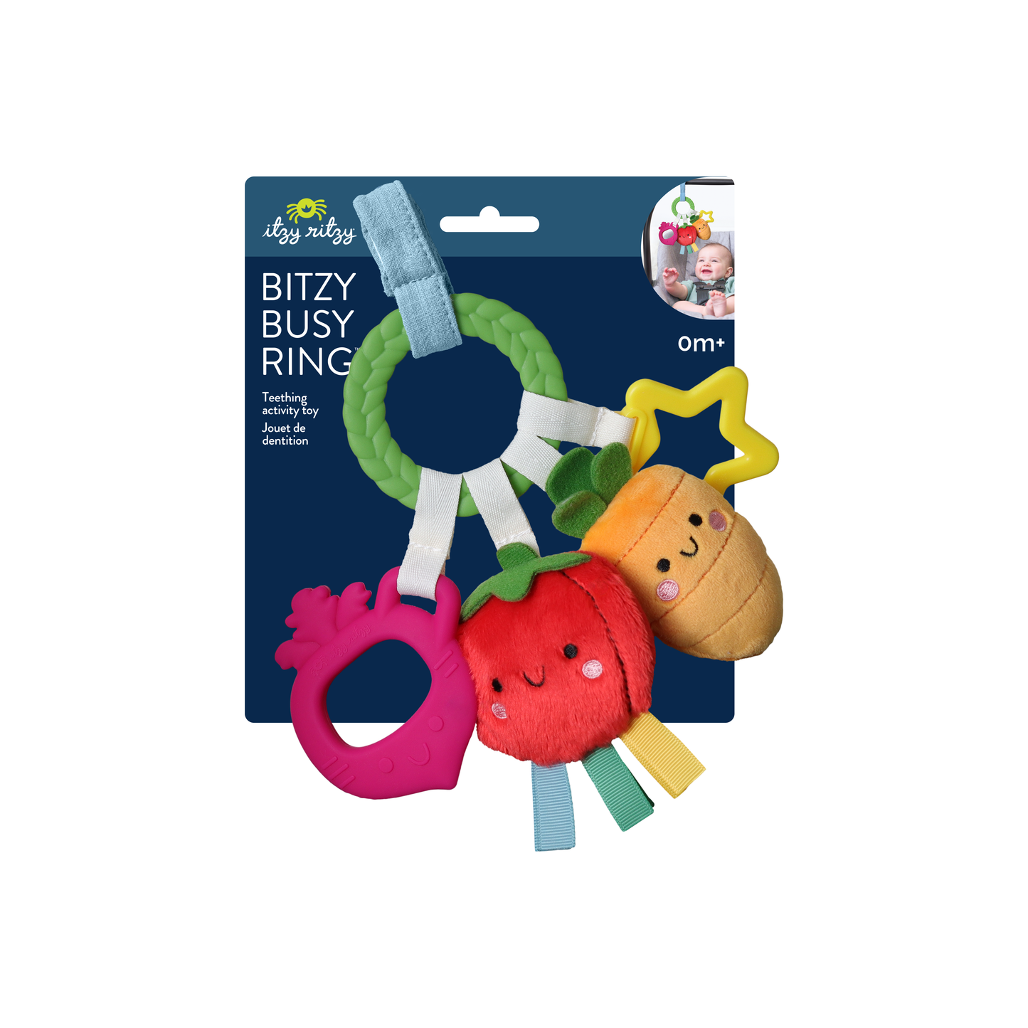 Bitzy Busy Ring™ Teething Activity Toy