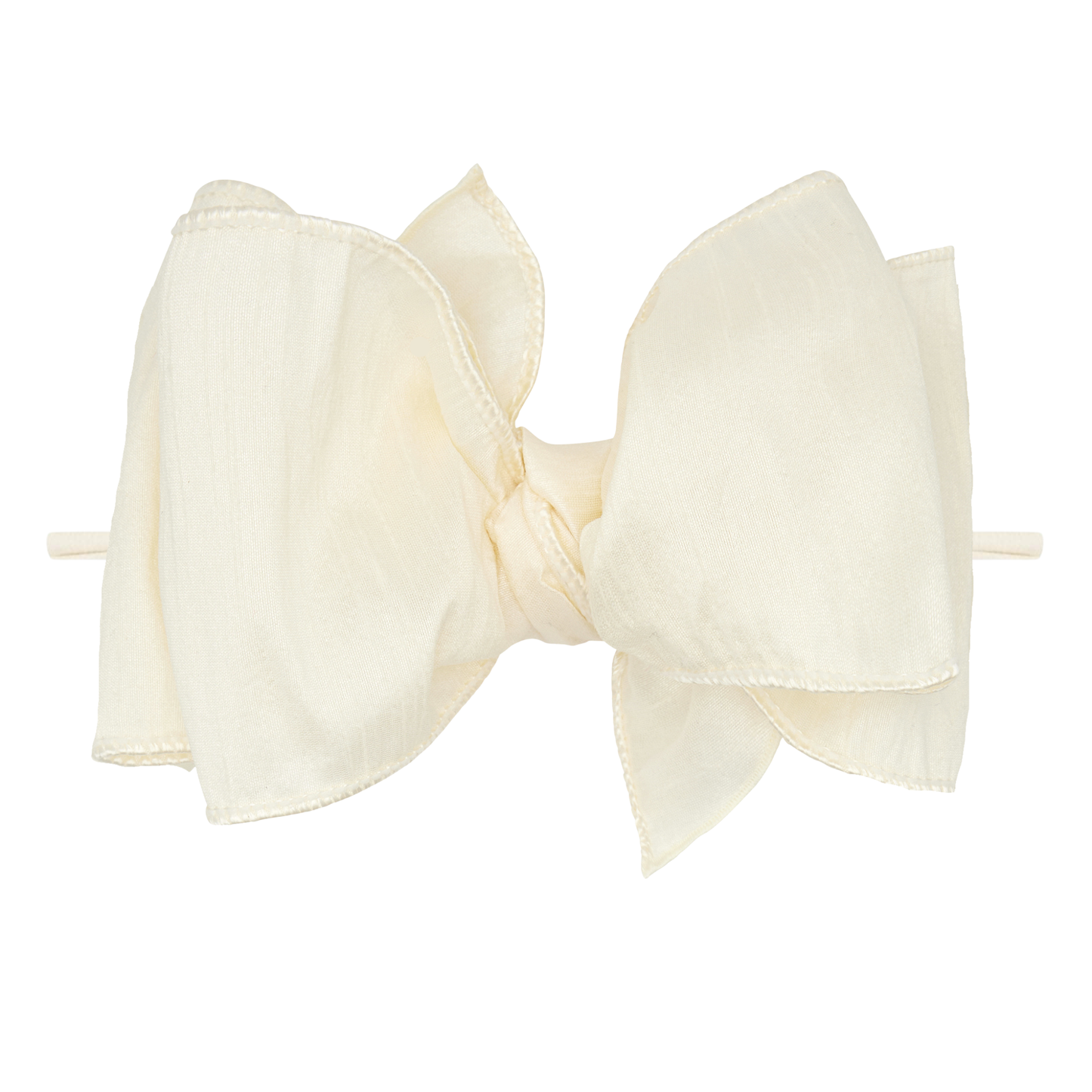 Baby Bling® Faux Silk Big Classic Bow Skinny on Nylon
