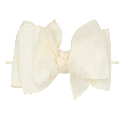 Baby Bling® Faux Silk Big Classic Bow Skinny on Nylon