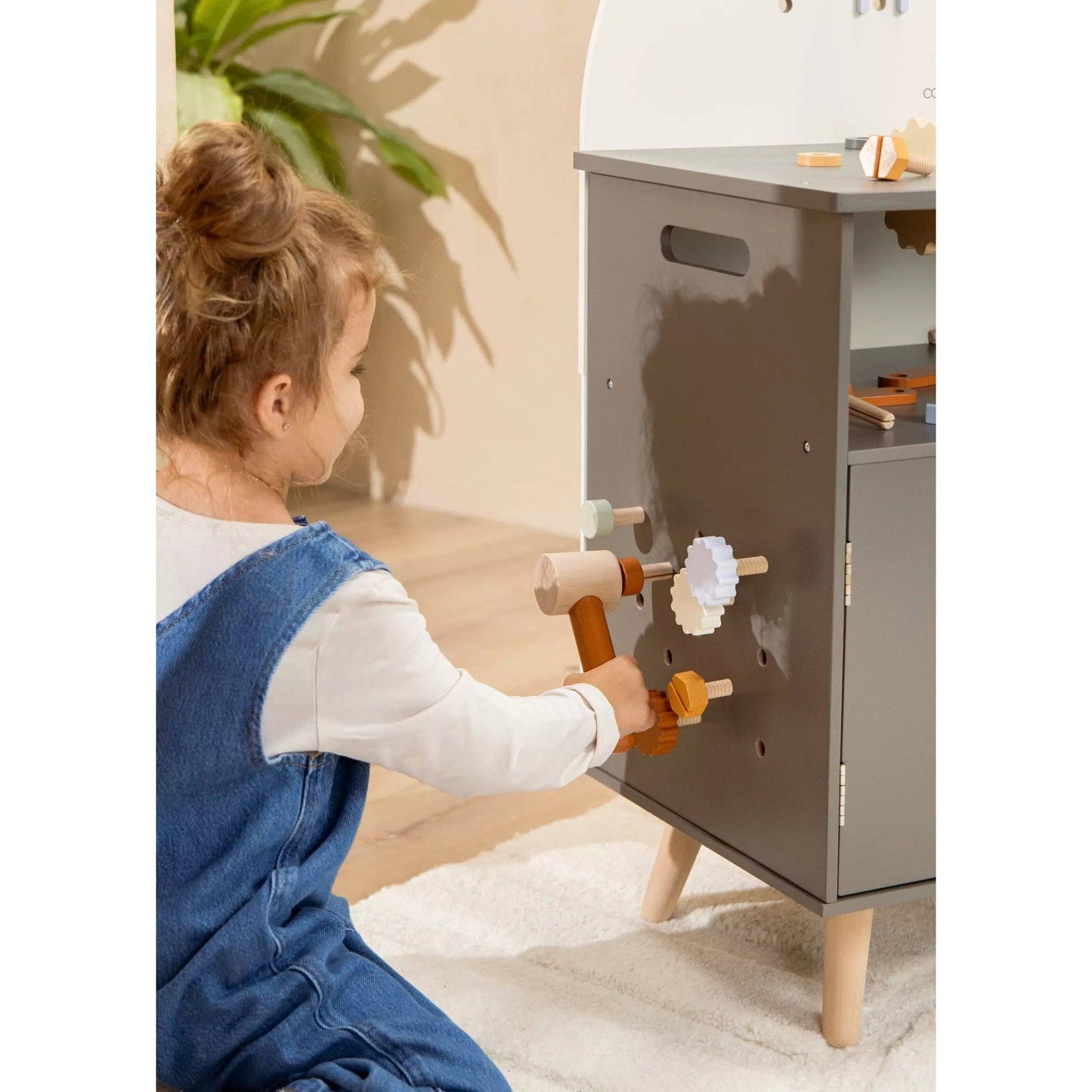 Wooden Workbench Playset