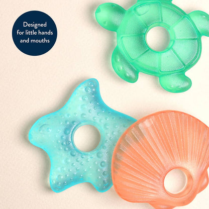 Cutie Coolers™ Water Filled Teethers (3-pack) Dino