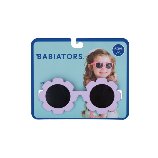 Iris  Flower Kids Sunglasses on Peggable Hangtag