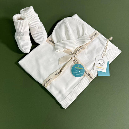 Milan Knit Classic Baby Blanket (Organic Cotton)