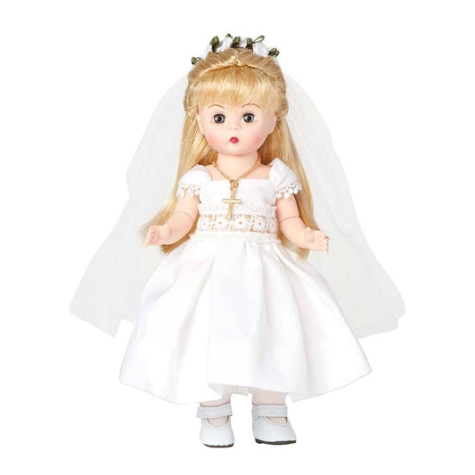 First Communion Day - Light Skin Tone/blue Eyes/blonde Hair