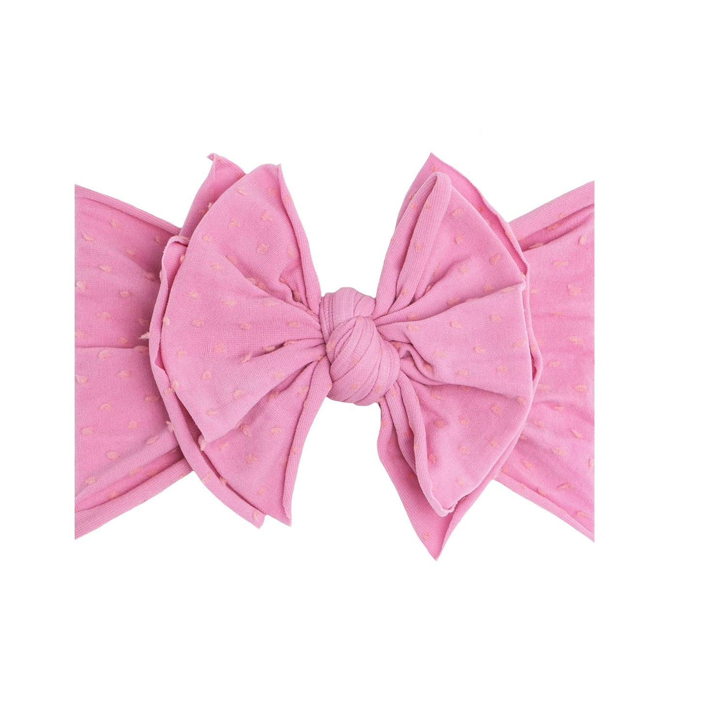 Baby Bling® Shabby Dot FAB-BOW-LOUS® soft nylon bow headband